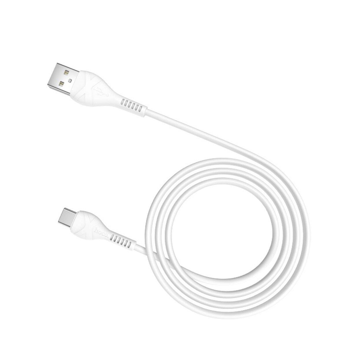 Кабель Hoco X37 USB to Type-C 3A 100 см White (18646528)