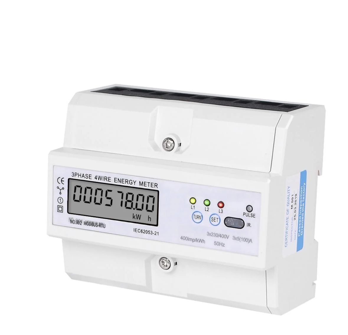 Счетчик электроэнергии RS485 трехфазный (23668714)