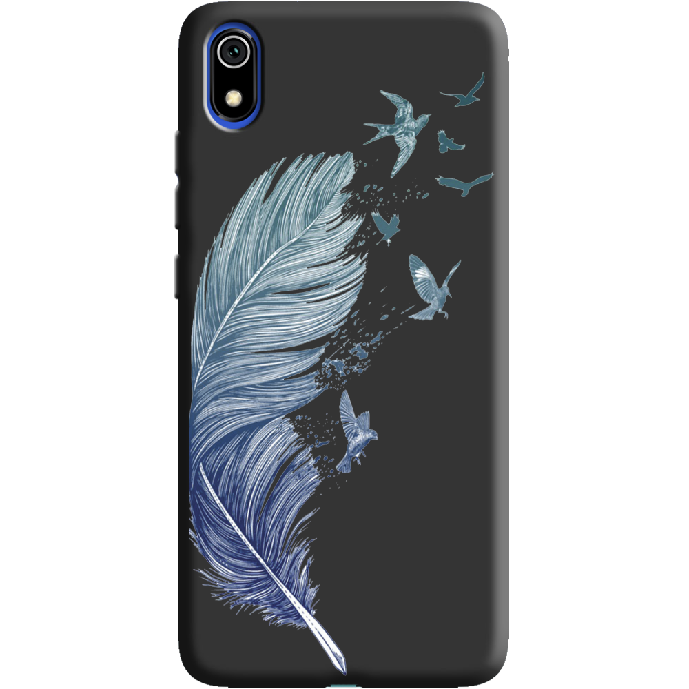 Чехол Boxface Xiaomi Redmi 7A Feather Черный силикон (37400-cc38-38652)