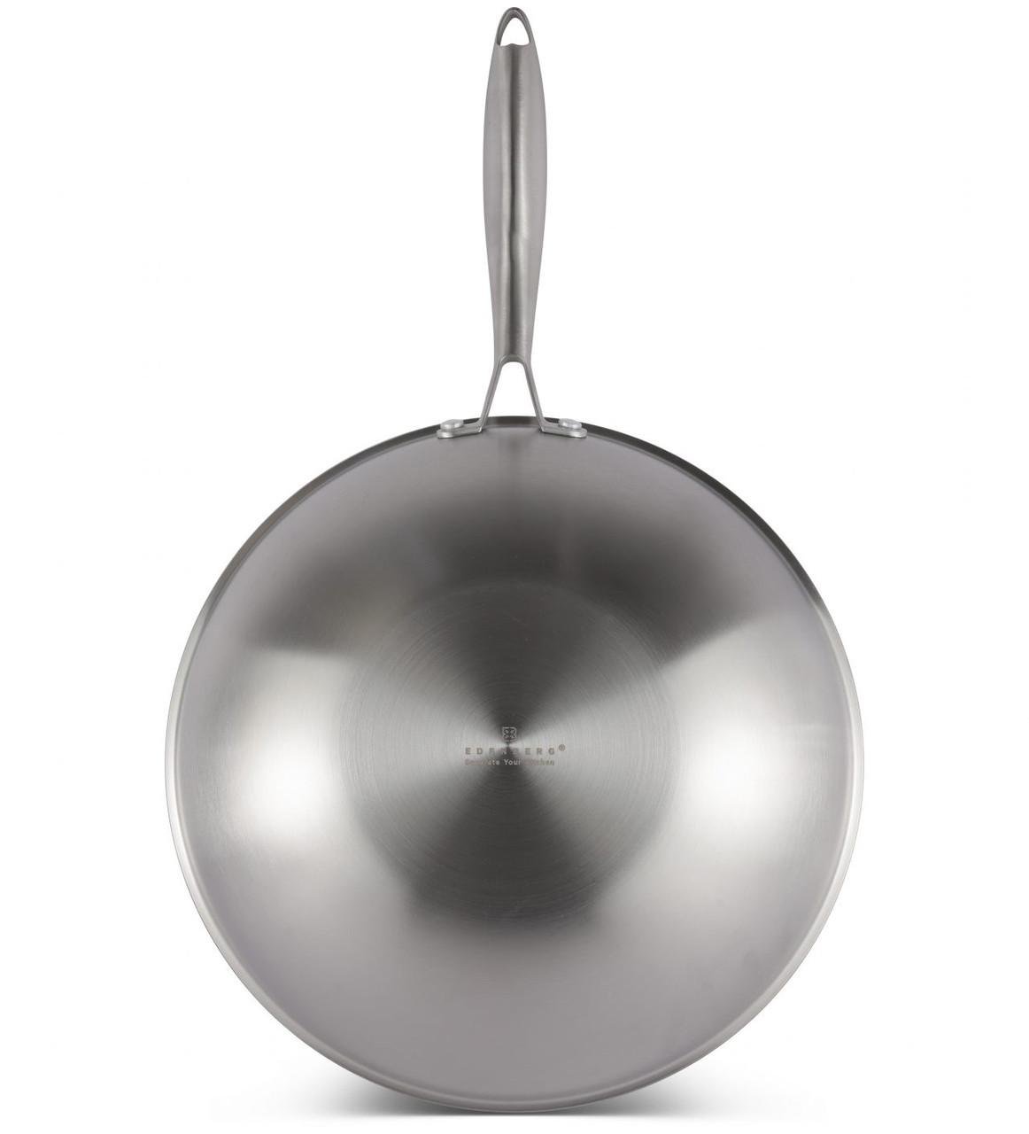 Сковорода Edenberg с антипригарным покрытием и стеклянной крышкой 32x9,5 см (EB-14110) - фото 6 Сковорода Edenberg с антипригарным покрытием и стеклянной крышкой 32x9,5 см (EB-14110) - фото 6