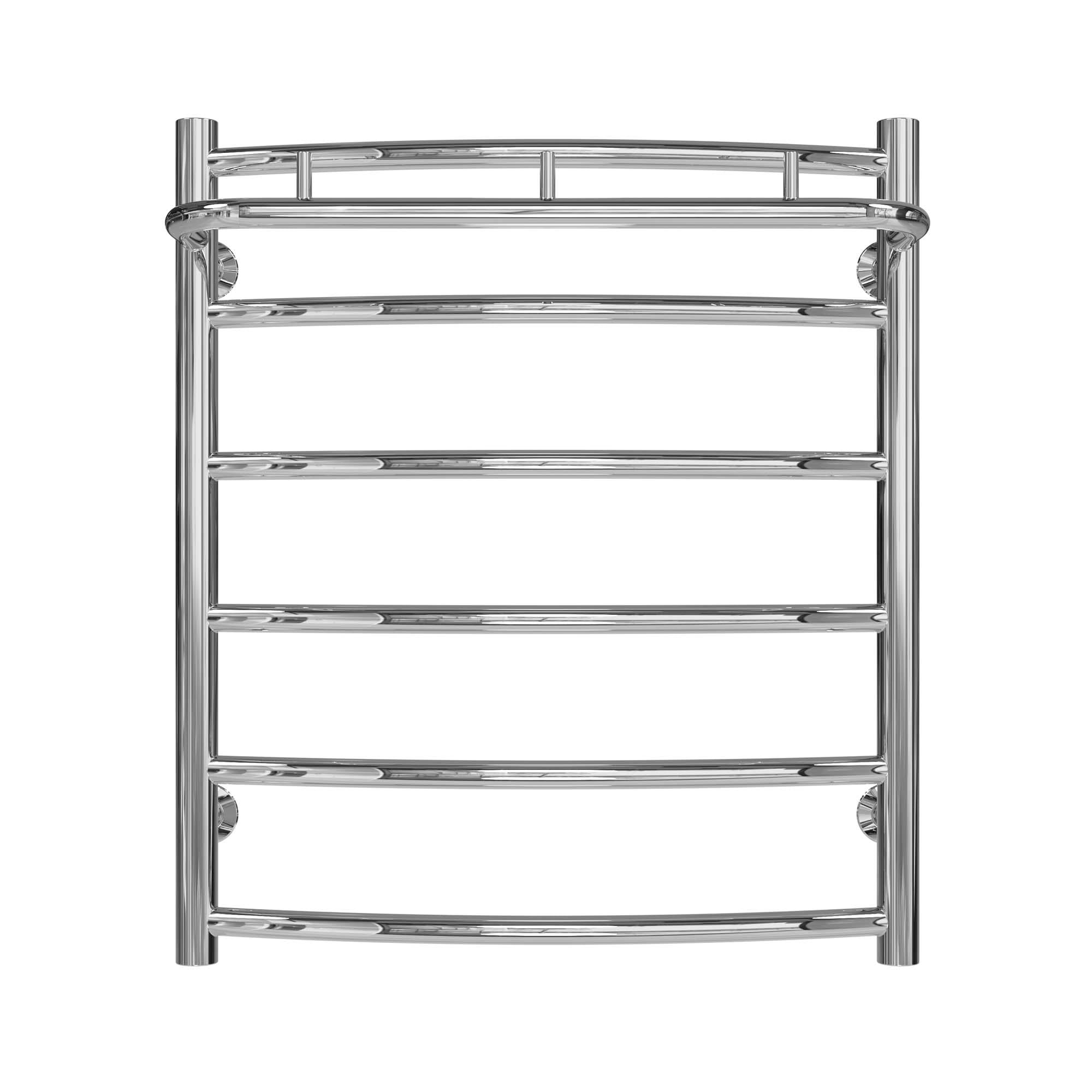 Полотенцесушитель водяной Deffi Классик N П6 нижнее подключение нержавеющая сталь 500х600 мм Хром (C.KN.60.50.6.C.A)