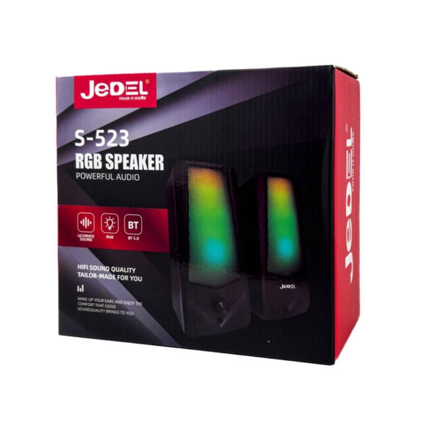 Колонки для ПК з RGB підсвіткою Jedel S-523 USB-живлення з Bluetooth та RGB-підсвіткою (730) - фото 7