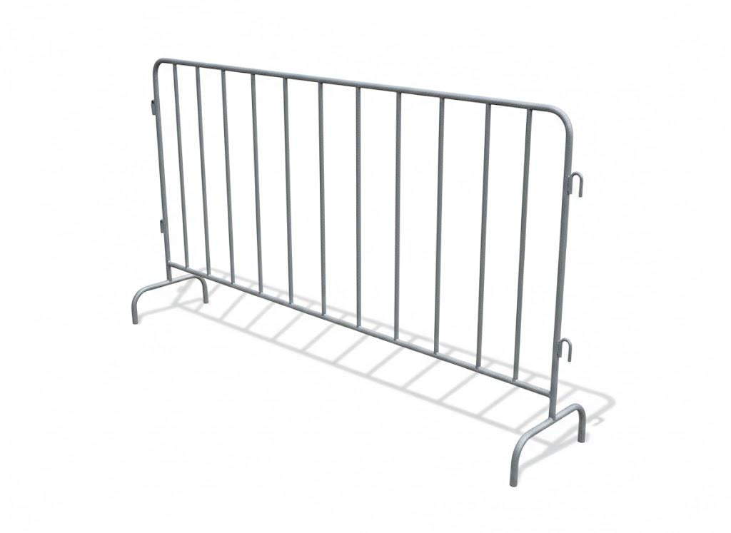 Бар'єрна дорожня огорожа Kompred OL074/6 труба 20/16 мм1800х400х1100 мм Ral7024