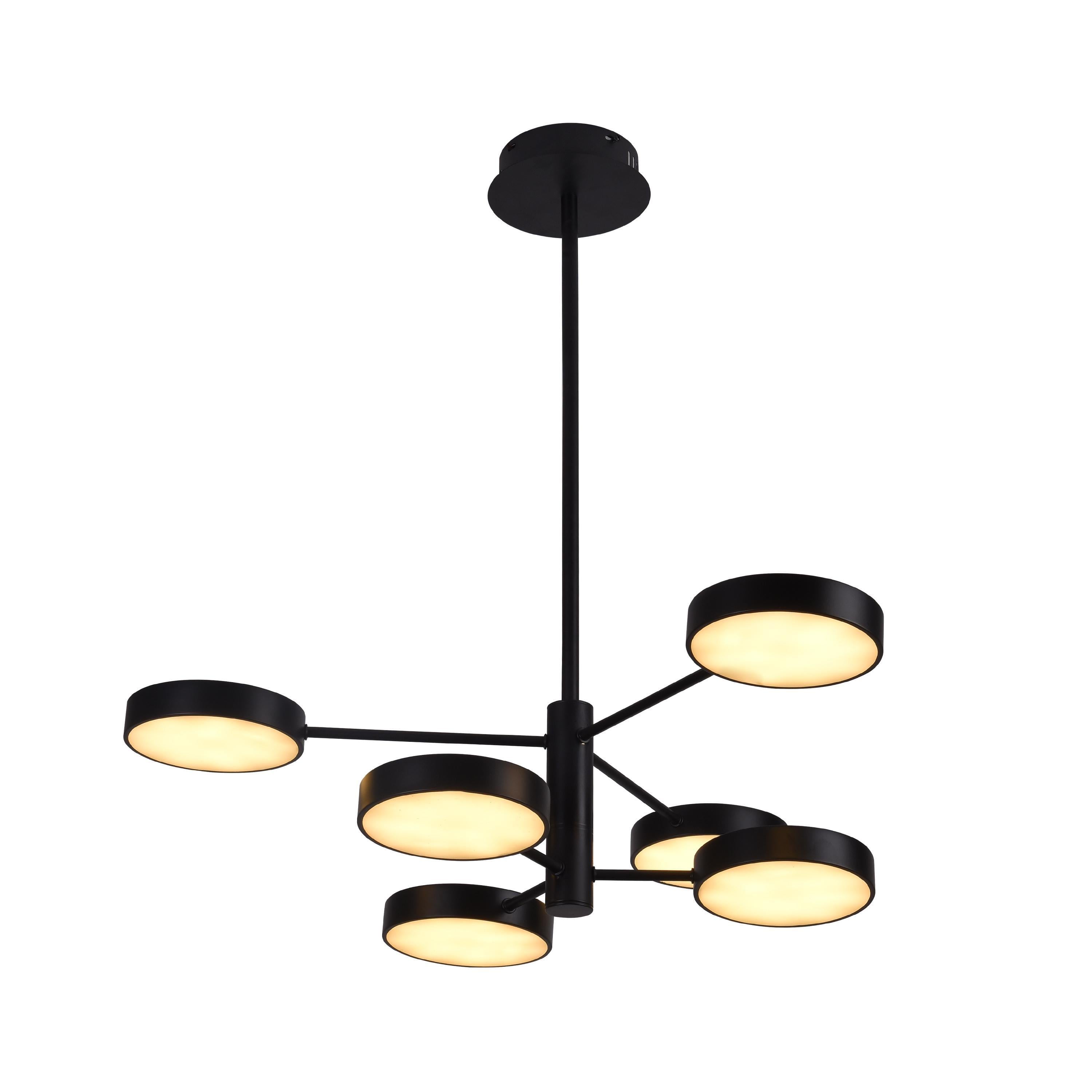 Люстра Miorro LED Fiori 6x11,6 Вт Черный (51-313-002)