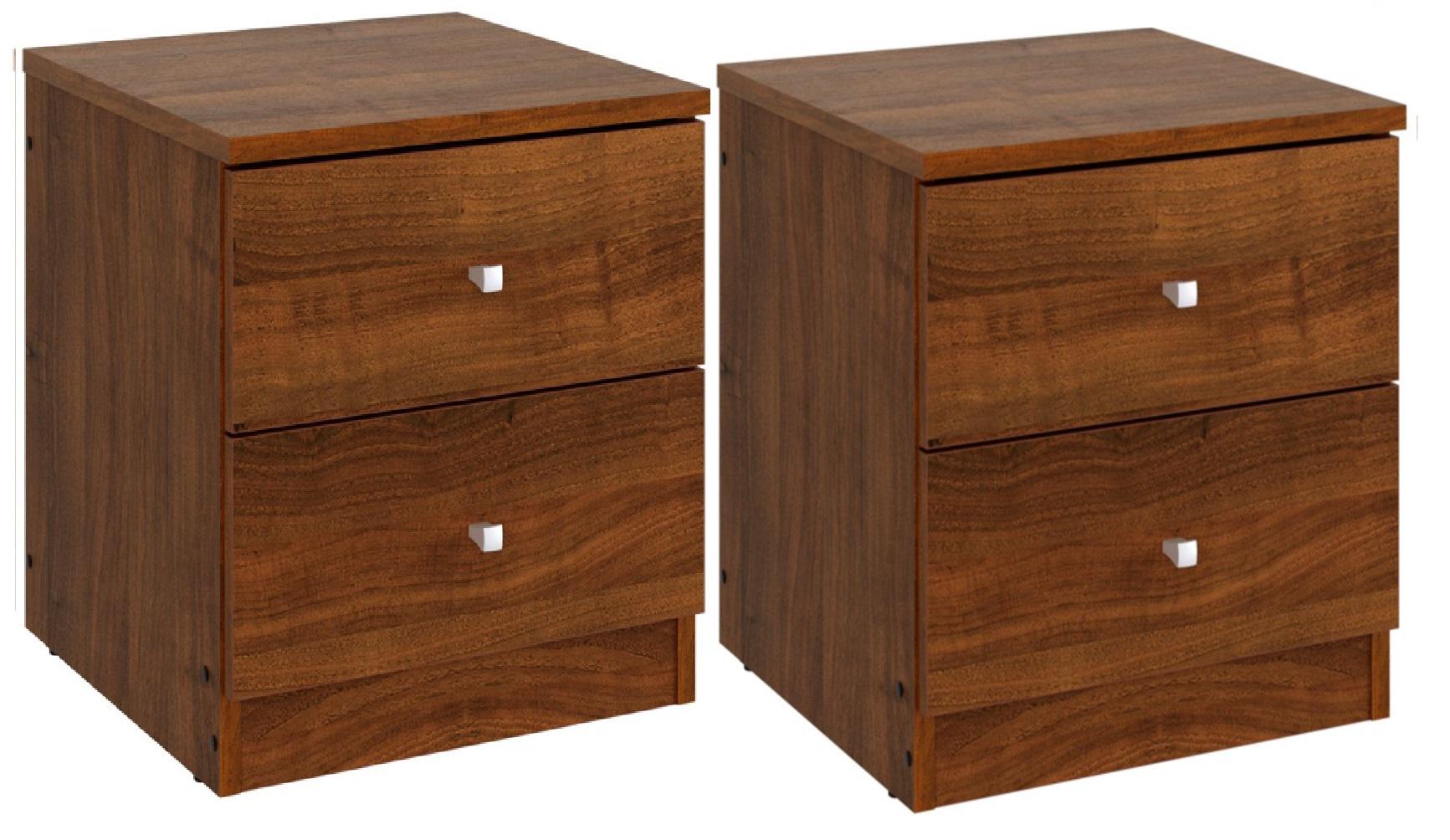 Тумба приліжкова комплект 2 шт. Компаніт ПКТ-5 Горіх еко (26653857)