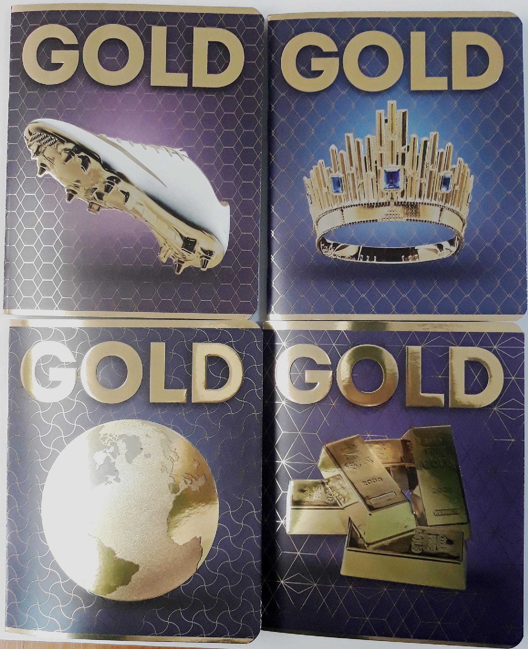 Зошити учнівські серія SUPER GOLD Мікс -1 ТМ Фемілі Лайн 48 арк. 10 шт. в уп. (MTT-164609)