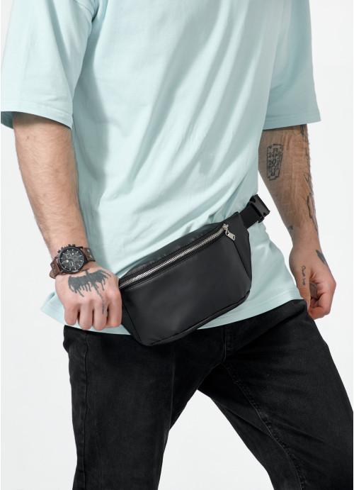 Сумка-бананка чоловіча Sambag водовідштовхуюча шкіряна Чорний (2618898488) - фото 8 Сумка-бананка чоловіча Sambag водовідштовхуюча шкіряна Чорний (2618898488) - фото 8