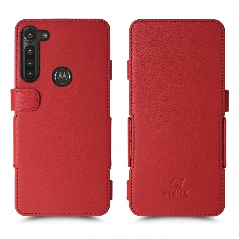 Чехол книжка Stenk Prime для Motorola Moto G8 Power Красный (66595)