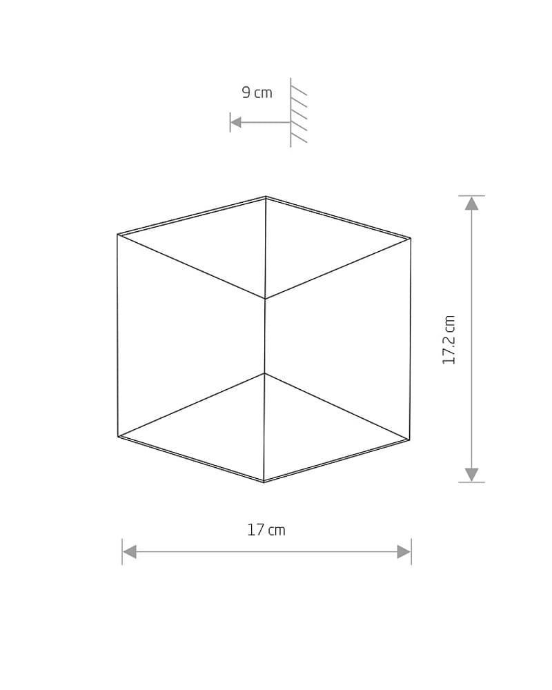 Світильник вуличний Nowodvorski 8141 Triangles LED 2x5W 3000K 750Lm IP54 (2229967540) - фото 3