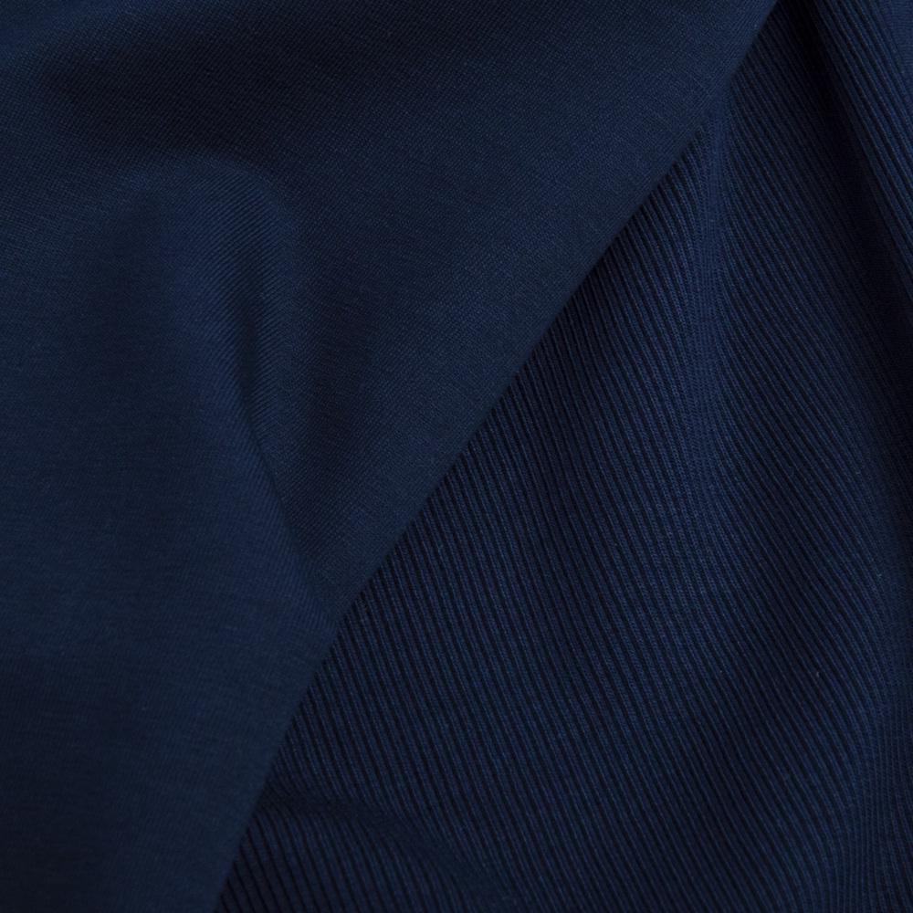 Ткань трикотажная Кашкорсе 300 г/м2 Темно-синий (23117)