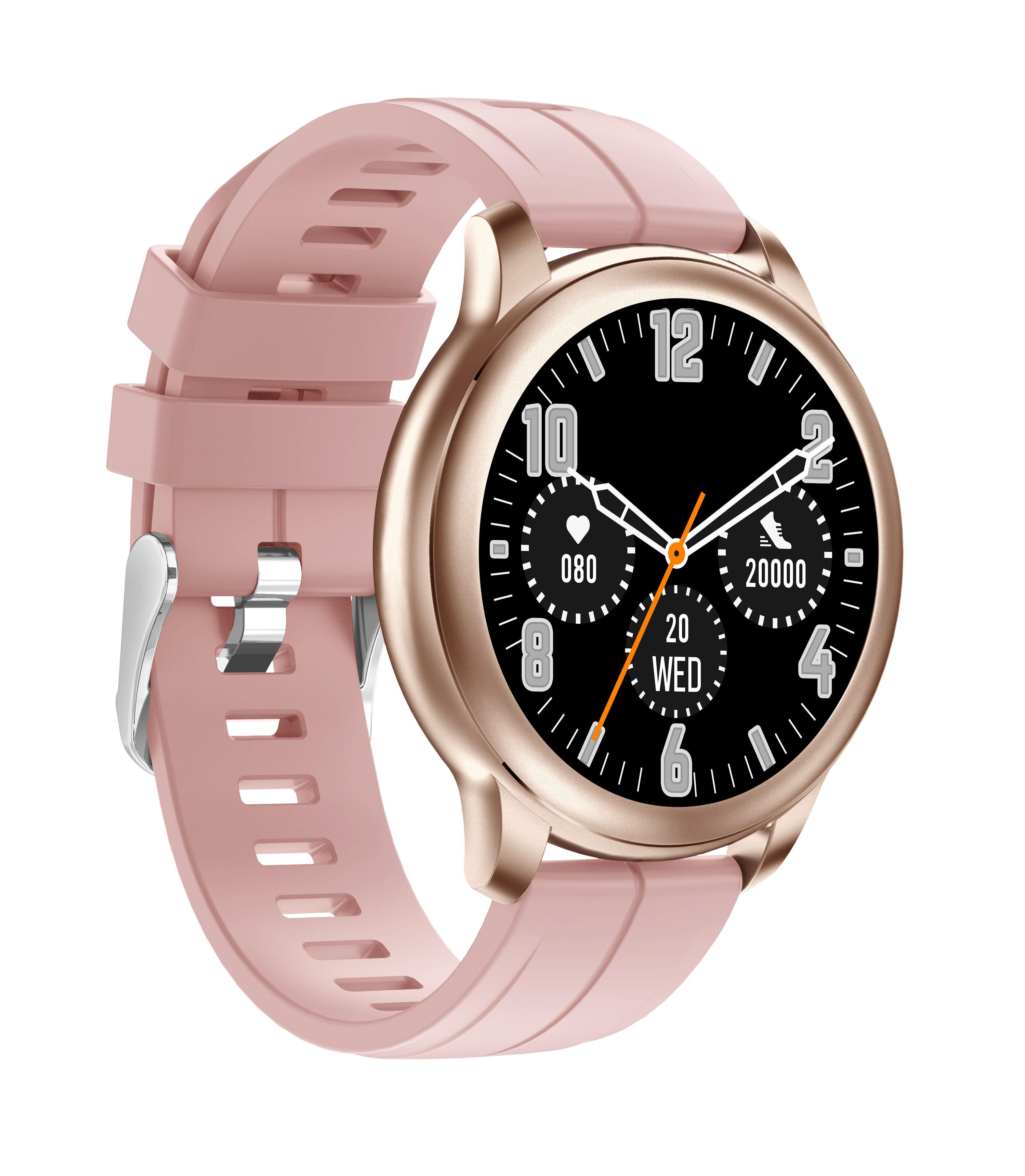 Розумний годинник Globex Smart Watch Me AERO Gold pink - фото 9