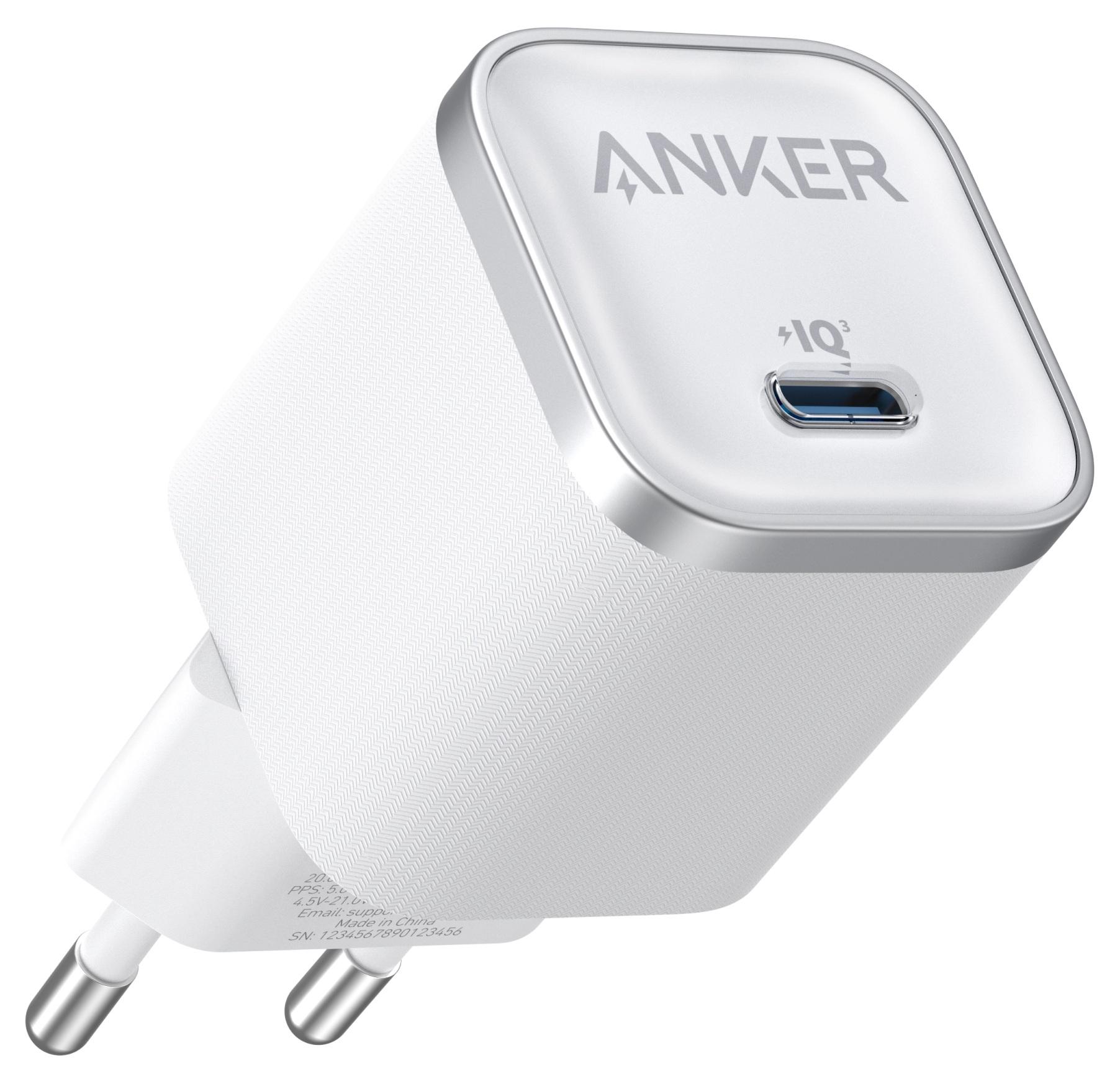 Сетевое зарядное устройство Anker Nano Charger 45W USB-C Белый (UG-A2692L21)