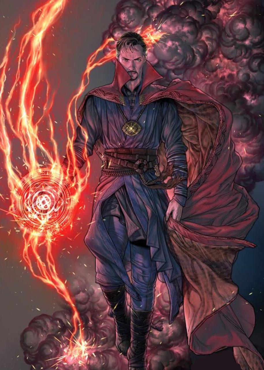Картина постер Gee! Doctor Strange Доктор Стрендж комикс 40х60 см DS.09.021