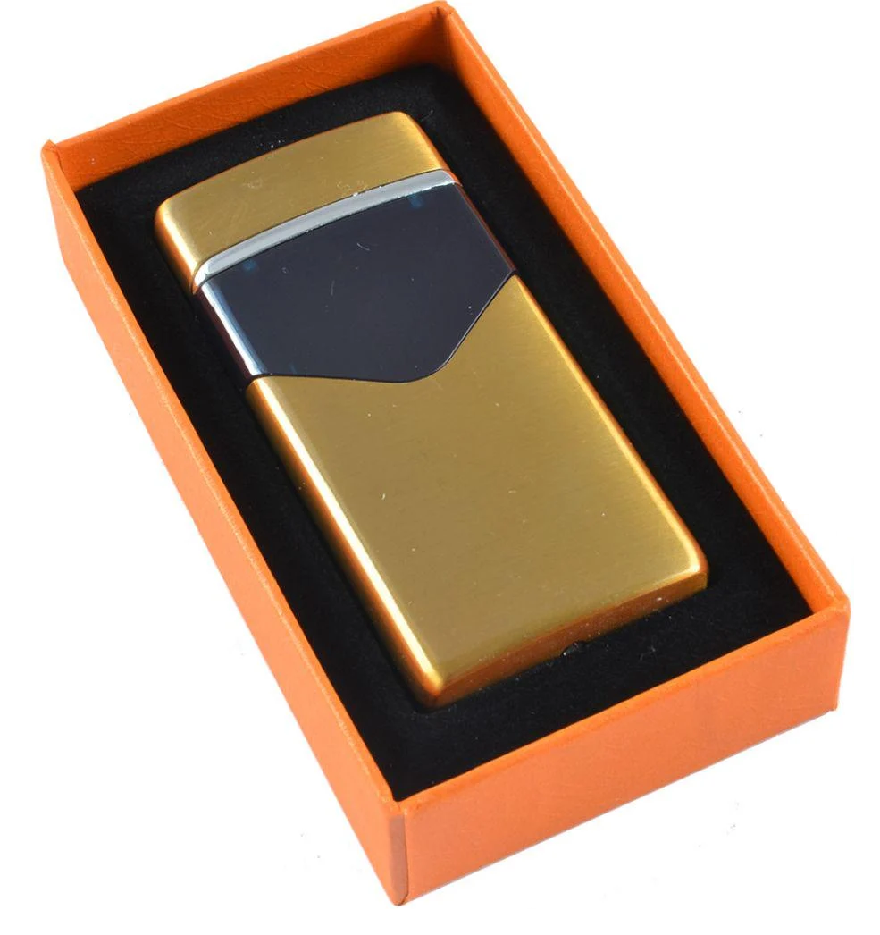 Зажигалка электроимпульсная Aura в подарочной коробке USB Gold (32162097)