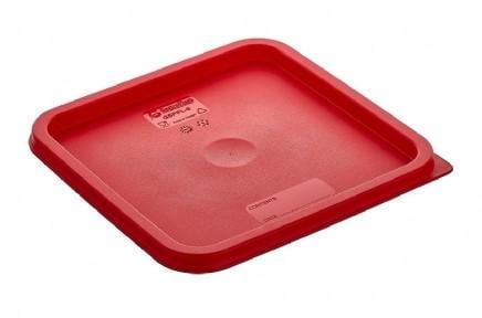 Кришка для контейнера із полікарбонату Gastroplast квадратна 11,4/17,2/20,8 л Червоний (GSPPL-12R)
