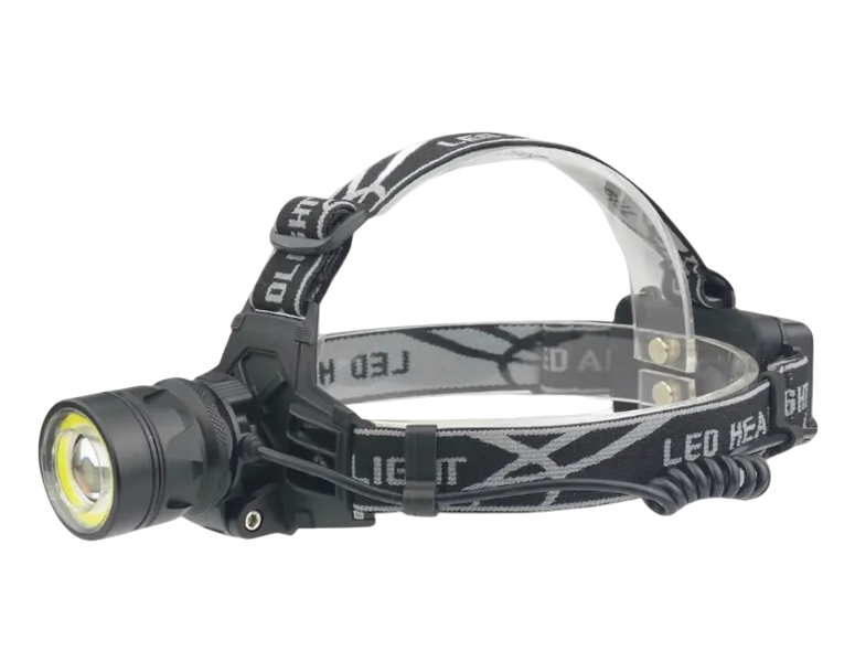 Фонарь налобный PL-126 2х18650 zoom (30151372ER)