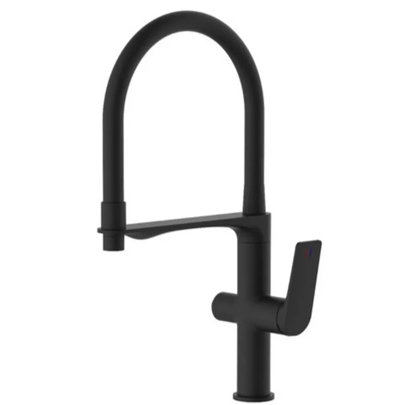 Змішувач для кухні MIXXUS PREMIUM DERBY 021 Nut Black з виходом для питної води (M6606)