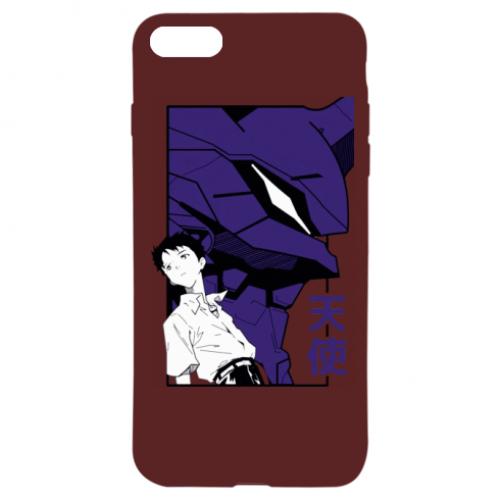 Чехол для iPhone 8 Evangelion - Ikari Shinji (6529558-27-128886)