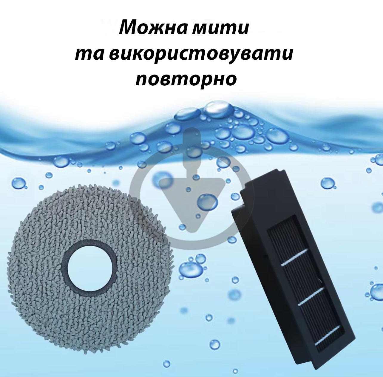 Комплект аксесуарів для Ecovacs Deebot X2 Omni/X2 Pro/X2 12 шт. - фото 9 Комплект аксесуарів для Ecovacs Deebot X2 Omni/X2 Pro/X2 12 шт. - фото 9