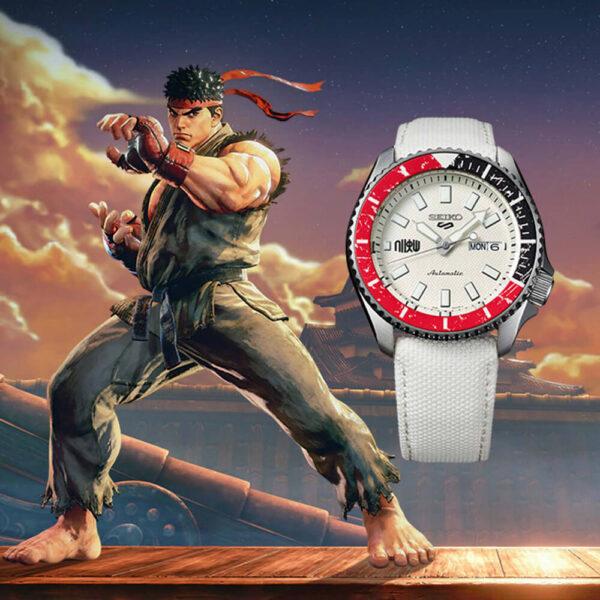 Наручные часы мужские Seiko Seiko 5 SRPF19K1 Street Fighter V Ryu Limited Edition (1409308647) - фото 2 Наручные часы мужские Seiko Seiko 5 SRPF19K1 Street Fighter V Ryu Limited Edition (1409308647) - фото 2