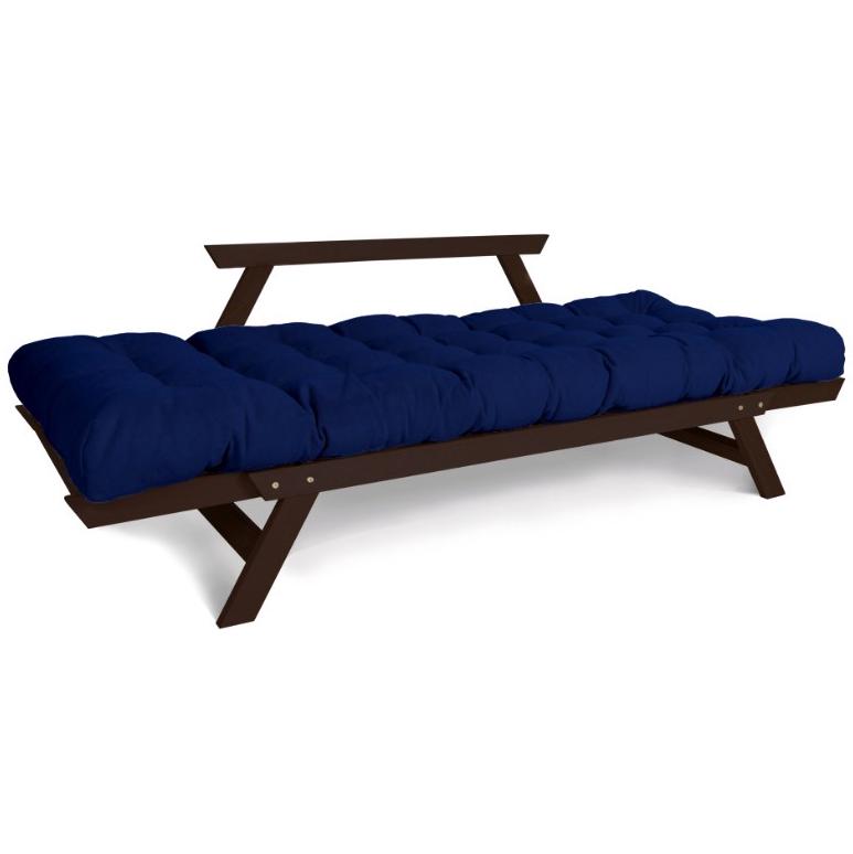 Диван футон розкладний Allegro МФ Woodman Шоколадний/Синій (14400211) - фото 3 Диван футон розкладний Allegro МФ Woodman Шоколадний/Синій (14400211) - фото 3