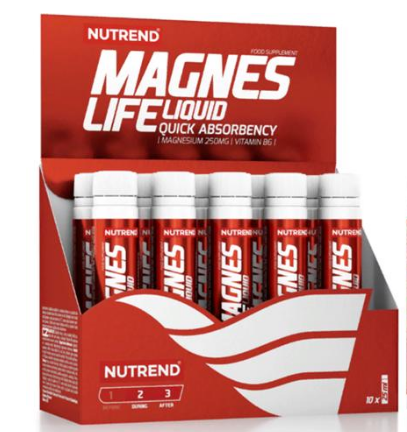 Микроэлемент Магний для спорта Nutrend MagnesLife 10х25 мл