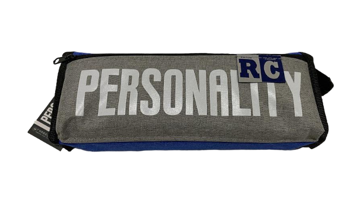 Пенал PERSONALITY 527 джинсовый Синий с серым (13314620)