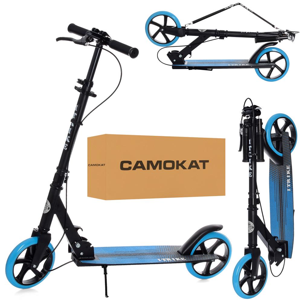 Самокат iTrike SR 2-049-1-BBL Черно-синий - фото 2 Самокат iTrike SR 2-049-1-BBL Черно-синий - фото 2