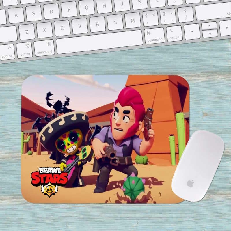 Коврик для мышок с принтом Brawl Stars 024 400х300х3 мм (2496798669)