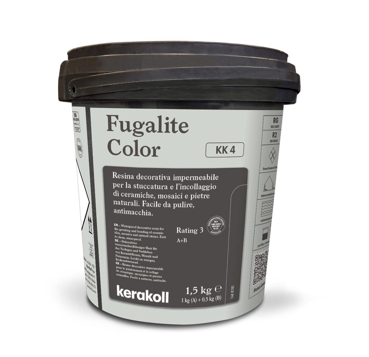 Затирка эпоксидная Kerakoll Fugalite Color КК4 1,5 кг Серый (29156983) Затирка эпоксидная Kerakoll Fugalite Color КК4 1,5 кг Серый (29156983)