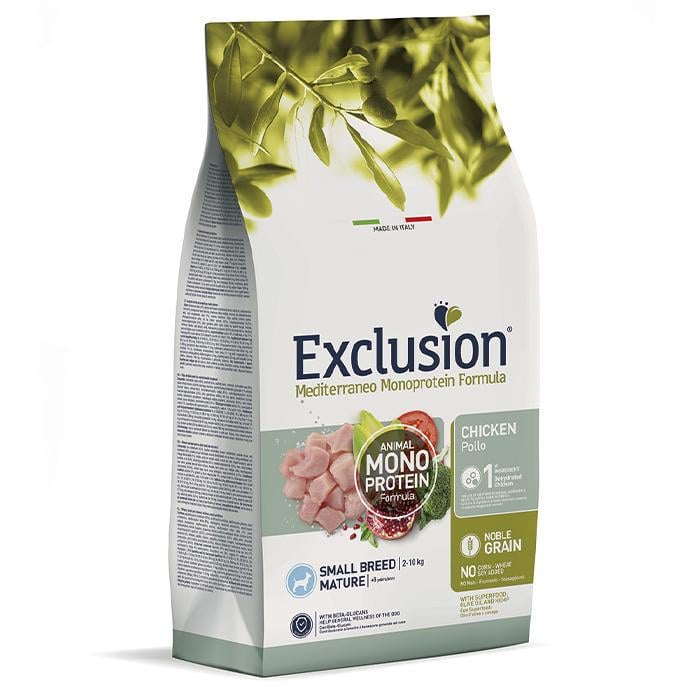 Корм сухой Exclusion Mature Chicken Small Breed для взрослых собак маленьких пород 2 кг