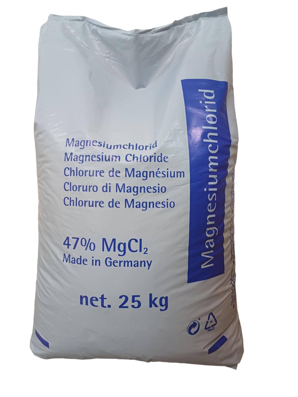 Реагент антиожеледний Бішофіт магній хлористий 47% гранули 25 кг