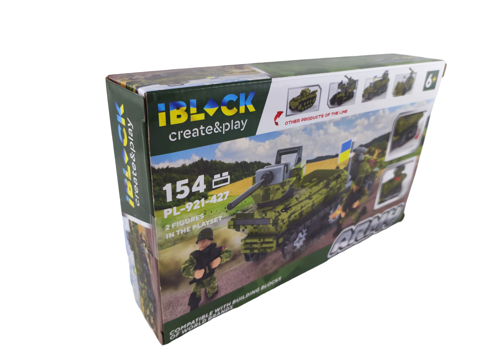 スポーツトイ・アクショントイ CLYW LEAF ᐉ Конструктор Iblock Военная техника PL-921-427 154 детали