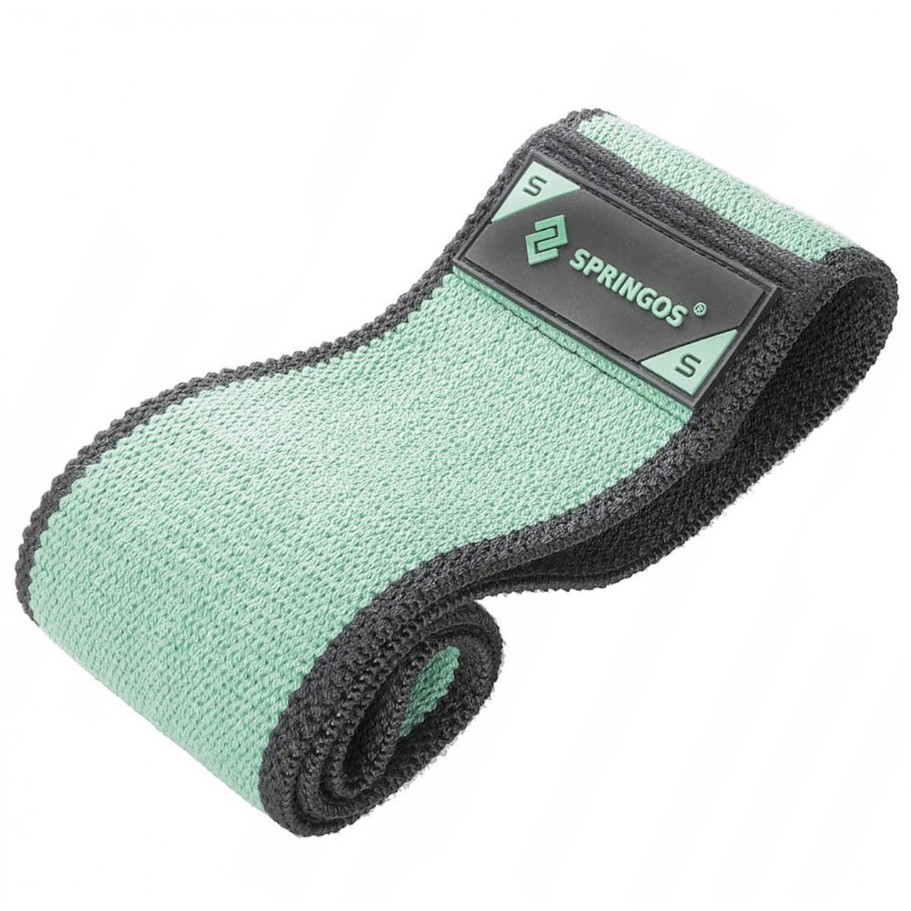 Гумка для фітнесу та спорту Springos Hip Band S FA0113 тканинна