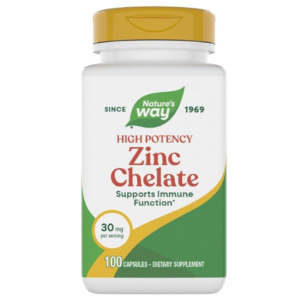 Мікроелемент Цинк Nature's Way Zinc Chelate 30 мг 100 Caps (NWY-41091)