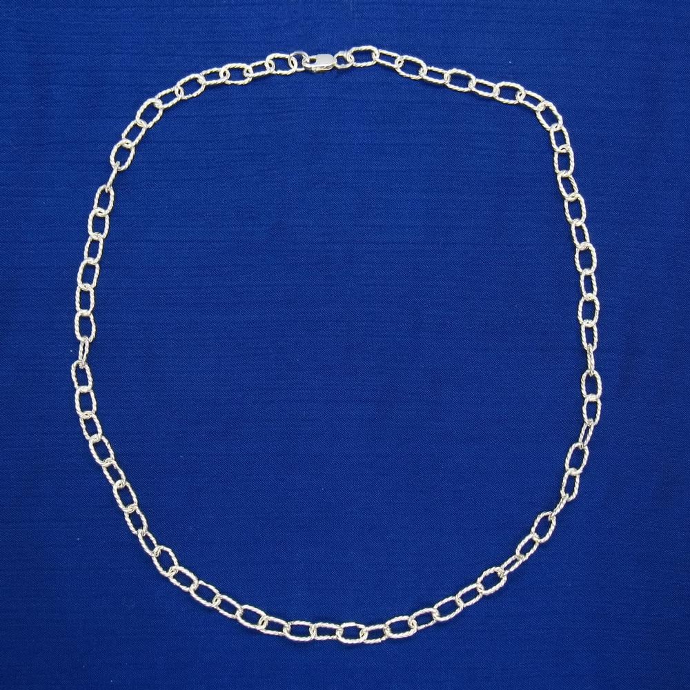 Срібне кольє Маленькі ланки