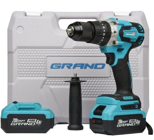 Шуруповерт акумуляторний ударний Grand ДА-20/13 UBL (12908302)