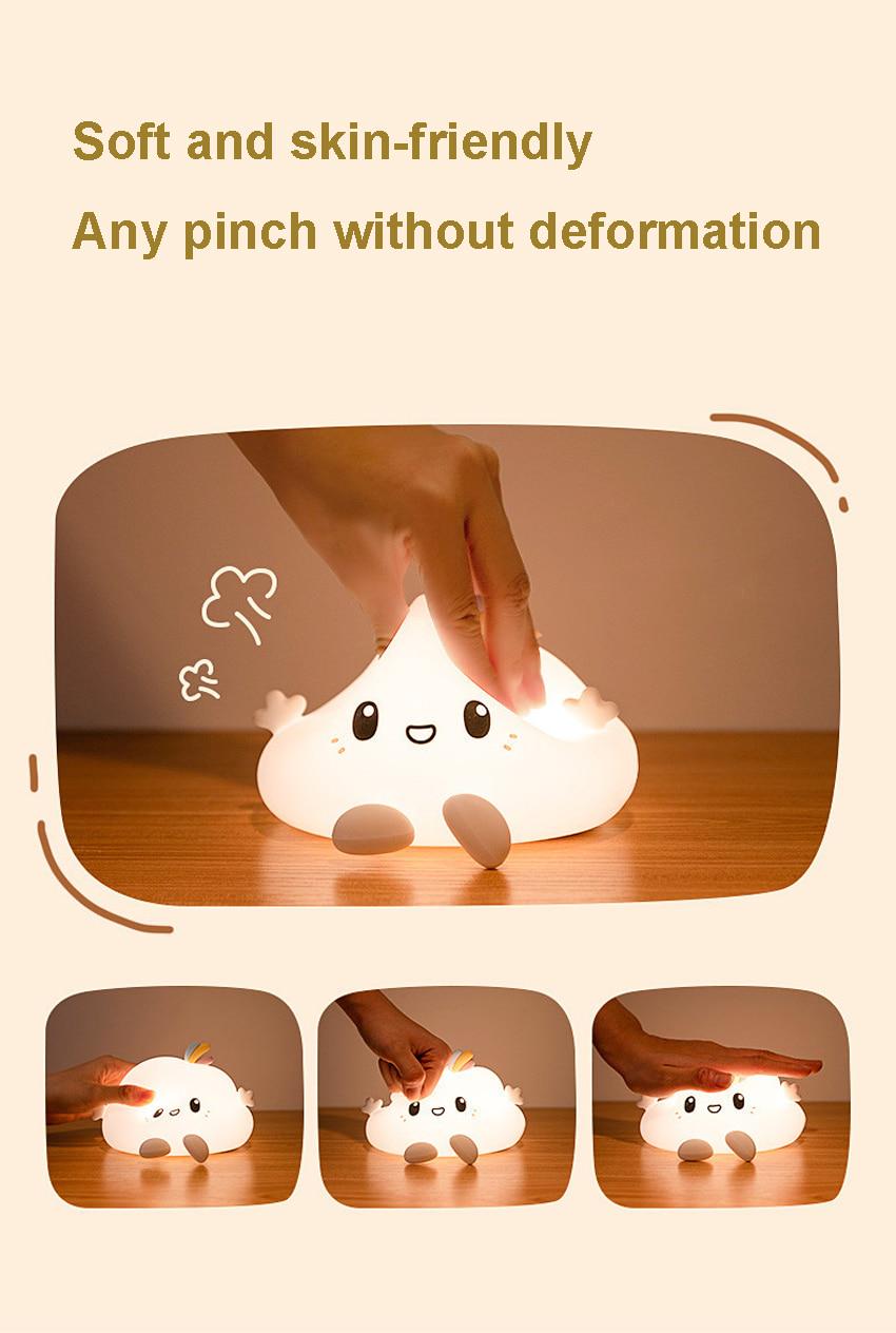 Нічник силіконовий Little Cloud XR-2370 (801808) - фото 5 Нічник силіконовий Little Cloud XR-2370 (801808) - фото 5