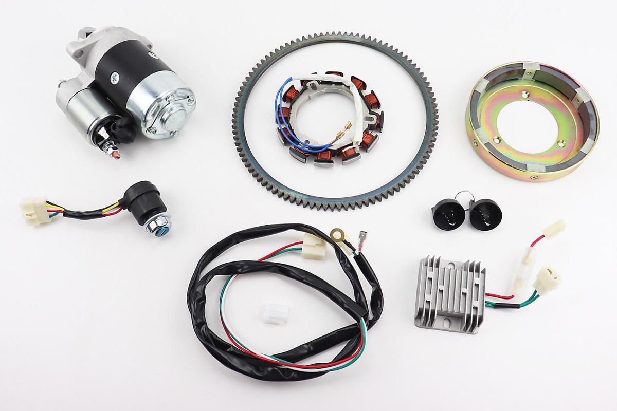 Комплект для переоснащения мотоблока под электростартер к двигателям 178F (999341) Комплект для переоснащения мотоблока под электростартер к двигателям 178F (999341)