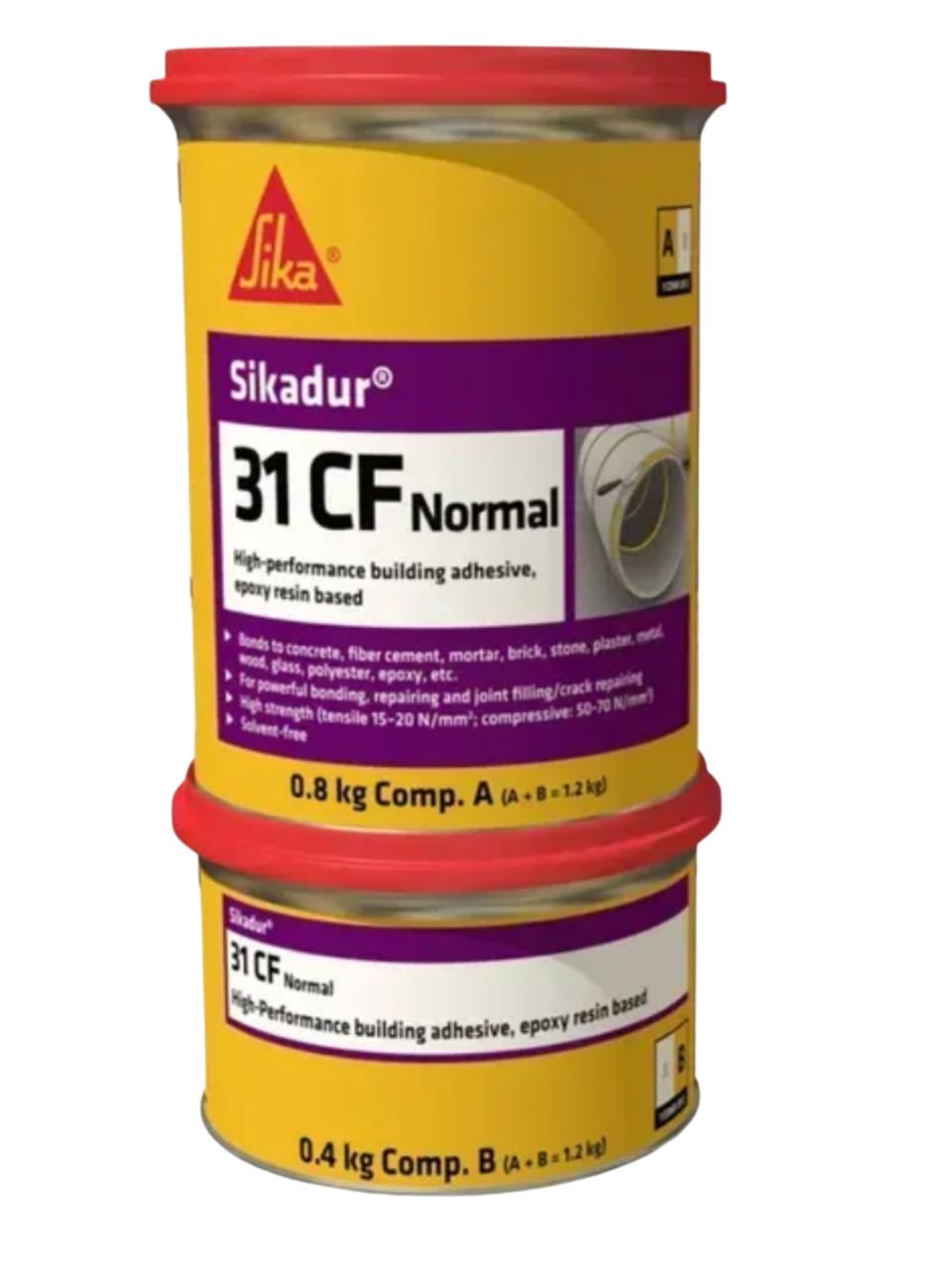 Клей эпоксидный Sikadur-31 EF 1,2 кг (644949) Клей эпоксидный Sikadur-31 EF 1,2 кг (644949)