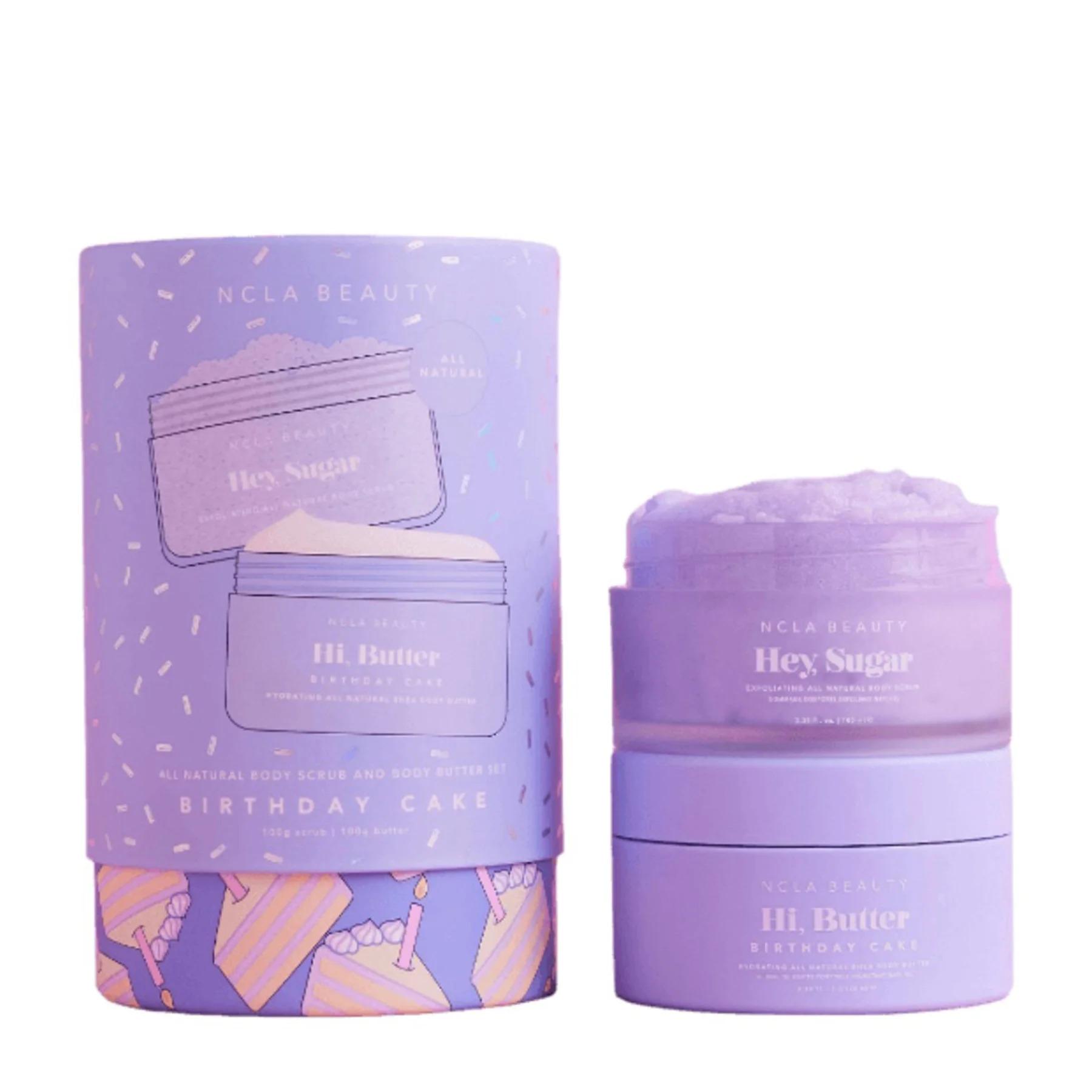 Подарочный набор по уходу за телом NCLA Beauty Birthday Cake Body Care Discovery Set Праздничный торт 2 шт. по 100 мл
