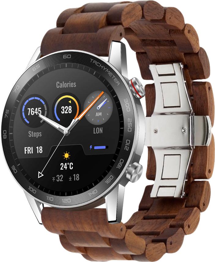 Ремешок деревянный WoodLock для Honor Magic Watch 2 46 мм Brown (28682-30) Ремешок деревянный WoodLock для Honor Magic Watch 2 46 мм Brown (28682-30)