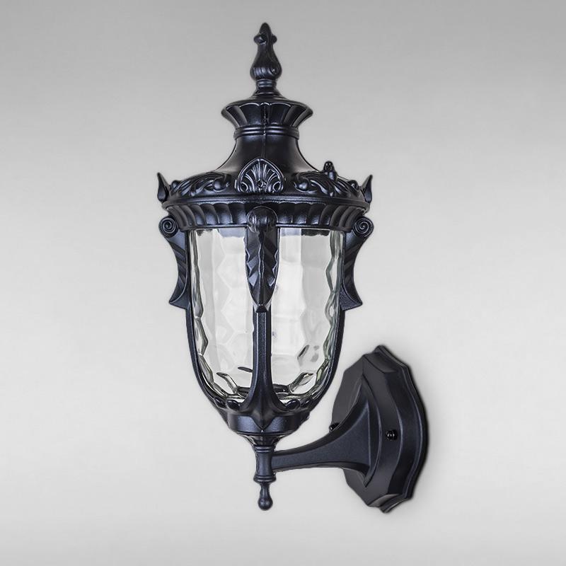 Вуличний настінний світильник LS-18041-S-W1 Чорний