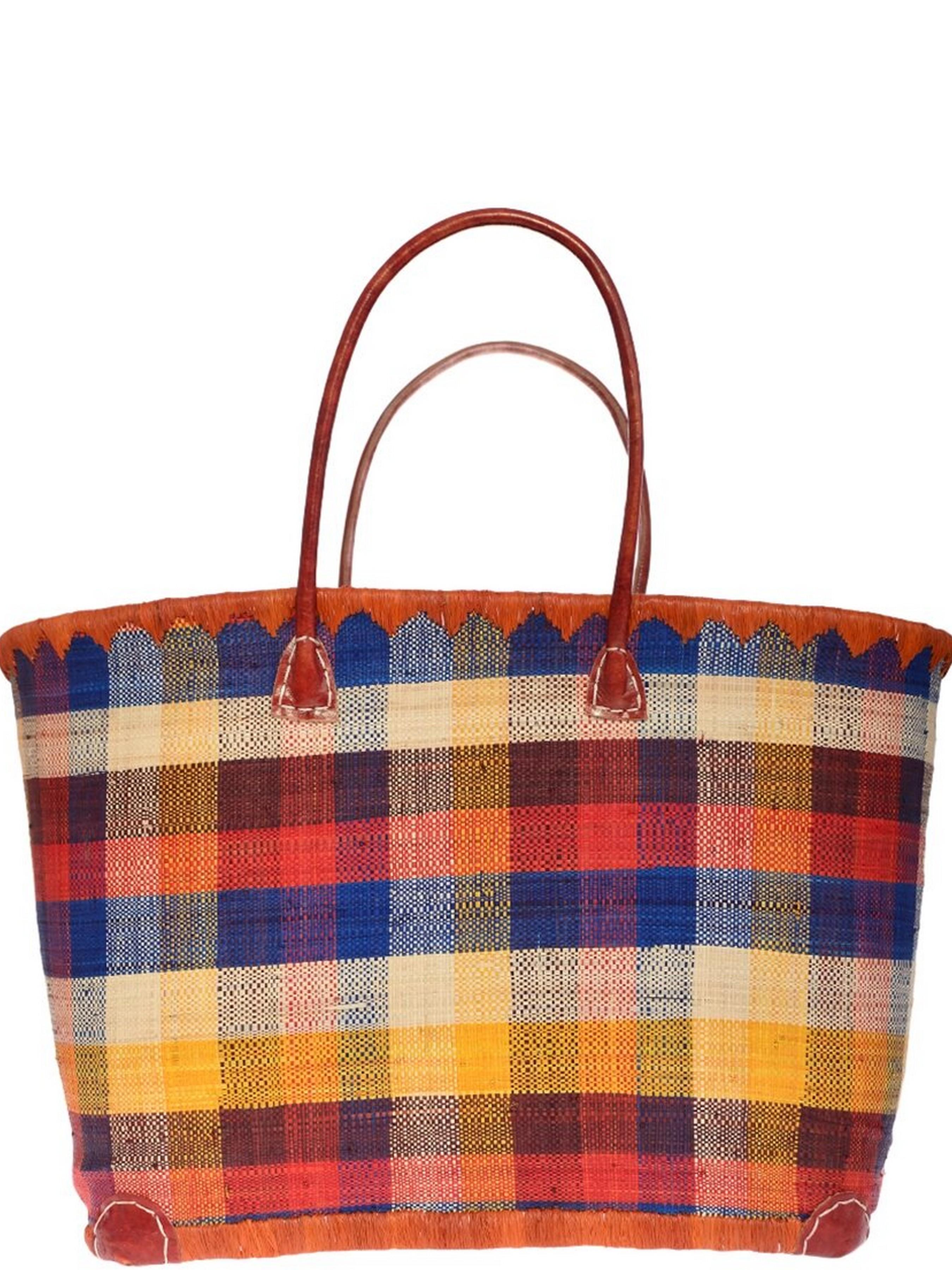 Сумка пляжная Le Comptoir de la plage Madras GM One size Caramel 004 (ZIK0000011493)
