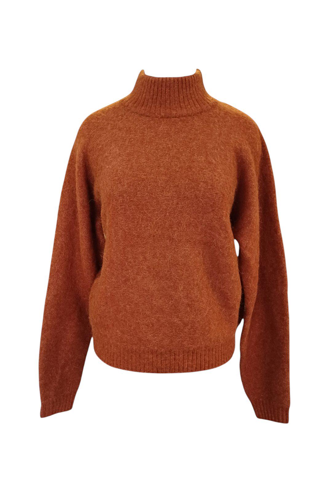 Светр шерсть бленд S Коричневий (1523891wer)