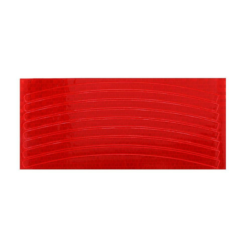 Светоотражающие велосипедные наклейки на обода колес велосипеда Красный (10694126)