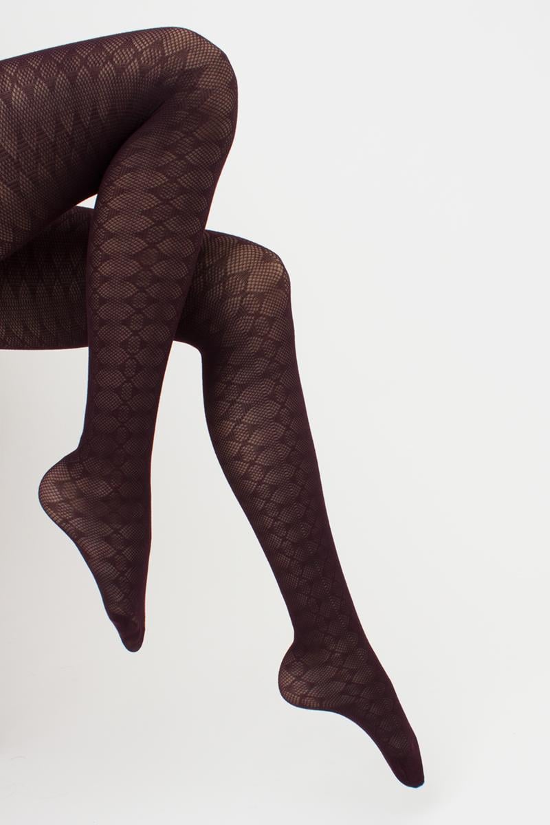 Колготки жіночі Giulia LACERY бавовняні з геометричним візерунком 60 2 Violet (27067961) - фото 2 Колготки жіночі Giulia LACERY бавовняні з геометричним візерунком 60 2 Violet (27067961) - фото 2