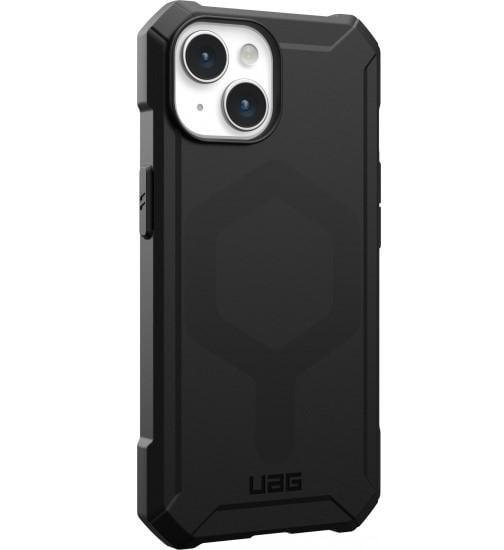 Чохол-бампер для телефона UAG Essential Armor Magsafe для Apple iPhone 15 Black (114288114040) - фото 5