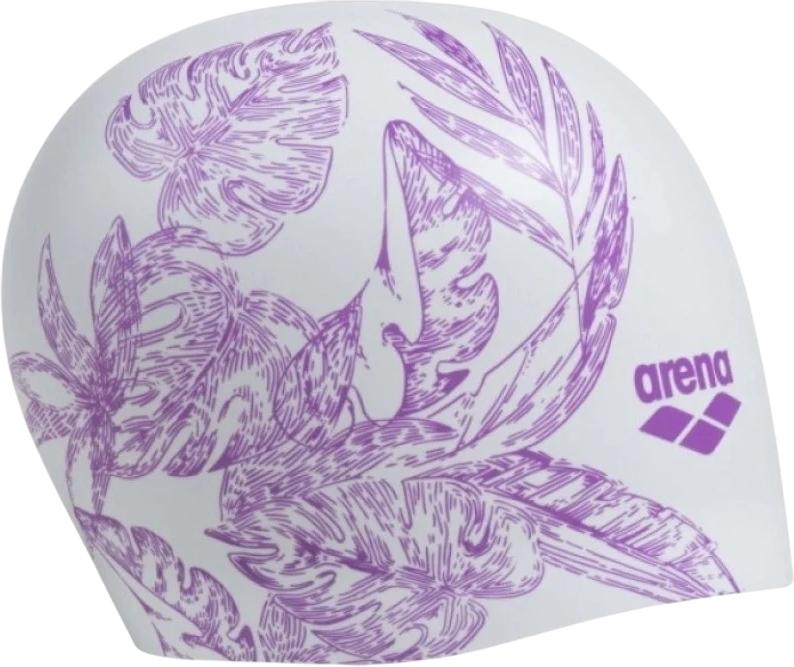 Шапочка для плавания женская Arena SIRENE Бело-сиреневый (91440-207)