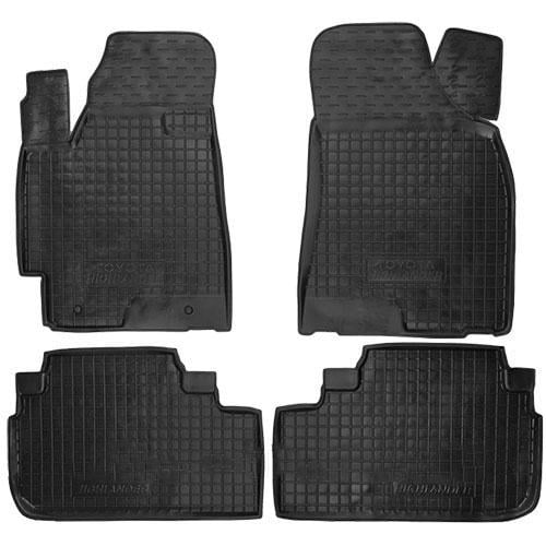 Коврики полиуретановые AVTO-Gumm для Toyota Highlander 2008-2014 4 шт. Черный (11348 Avto-Gumm)